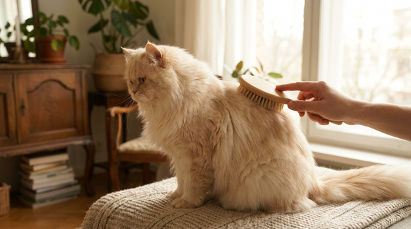 Toilettage d'un chat à poils longs à la maison : routine et astuces