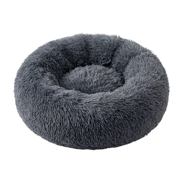 Coussin donut apaisant avec bords surélevés pour chien et chat - Douce Patte