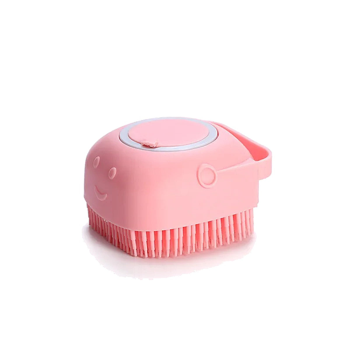 Brosse de bain en silicone à réservoir de shampoing – Chien et chat