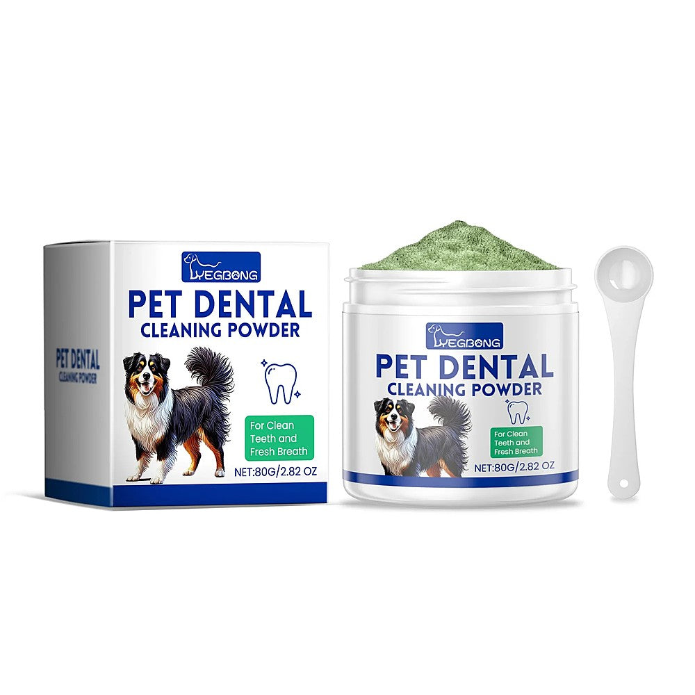 Poudre dentaire pour chien – 80 g avec cuillère doseuse