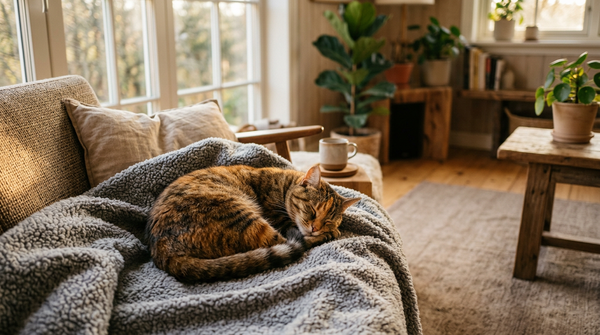 Couverture polaire pour chien et chat : douceur, chaleur et fini les poils partout