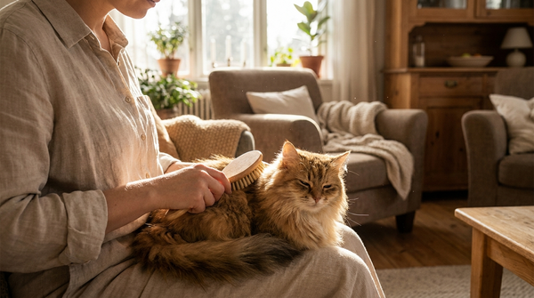 Chat et chien qui perdent leurs poils : la brosse vapeur qui simplifie le toilettage