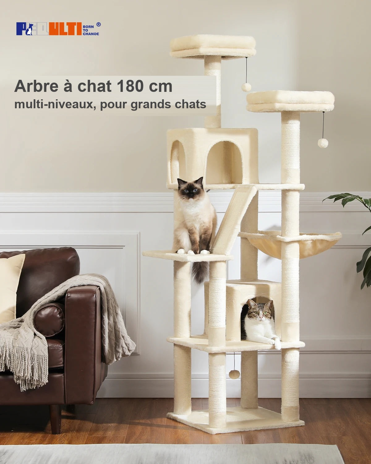 Arbre à chat 180 cm — Colette