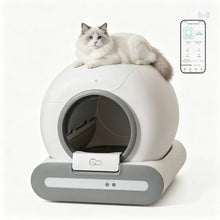 Bac à litière automatique connecté 65 L pour chat — autonettoyant, appli et WiFi — vue 1