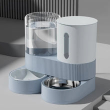 Distributeur automatique gravité 2-en-1 pour chat et chien – Croquettes + eau, bol acier inoxydable — vue 4