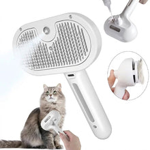 Brosse vapeur 3-en-1 pour chien et chat – Auto-nettoyante & rechargeable — vue 3