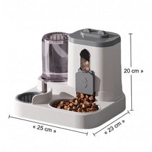 Distributeur de croquettes et d'eau 2-en-1 pour chien et chat — vue 5