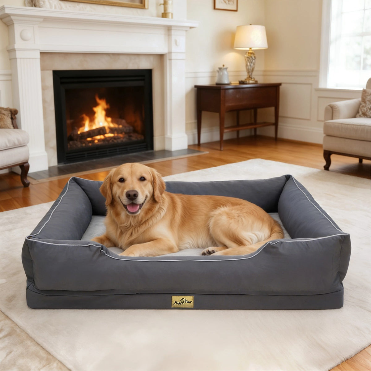 Canapé-lit orthopédique pour chien — Barnabé