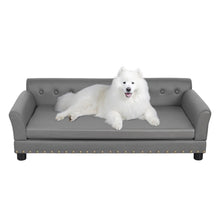 Canapé pour chien en simili-cuir — Édouard — vue 1