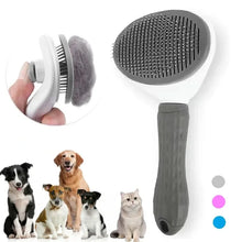 Brosse auto-nettoyante pour chien et chat – Picots rétractables, poils retirés d'un clic — vue 2