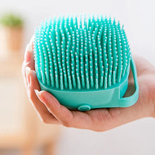 Brosse de bain en silicone à réservoir de shampoing – Chien et chat — vue 3