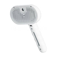 Brosse vapeur 3-en-1 pour chien et chat – Auto-nettoyante & rechargeable