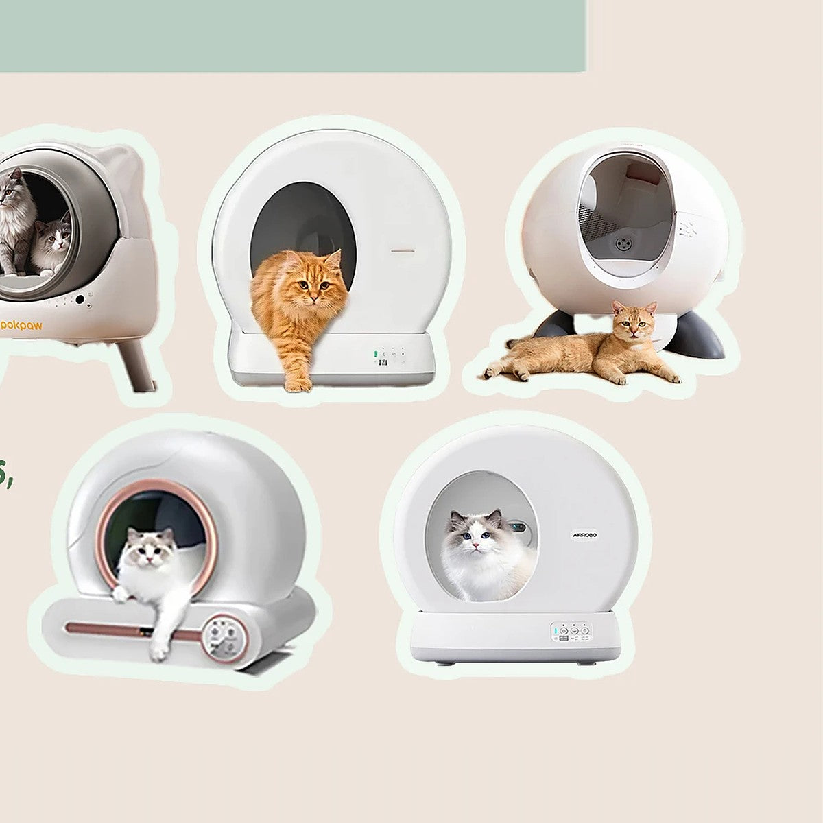 Désodorisant pour litière automatique de chat – Plaquette longue durée