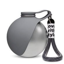 Gourde 2-en-1 pour chien – Inox 304 à coupelle intégrée, 285 ml — vue 2