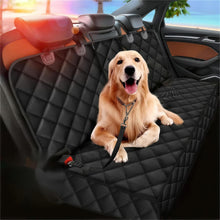 Dog back seat cover – Quilted, water-repellent, with side flaps — vue 1