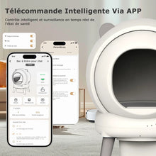 Bac à litière automatique 65 L pour chat — autonettoyant, appli et 4 capteurs de poids — vue 5