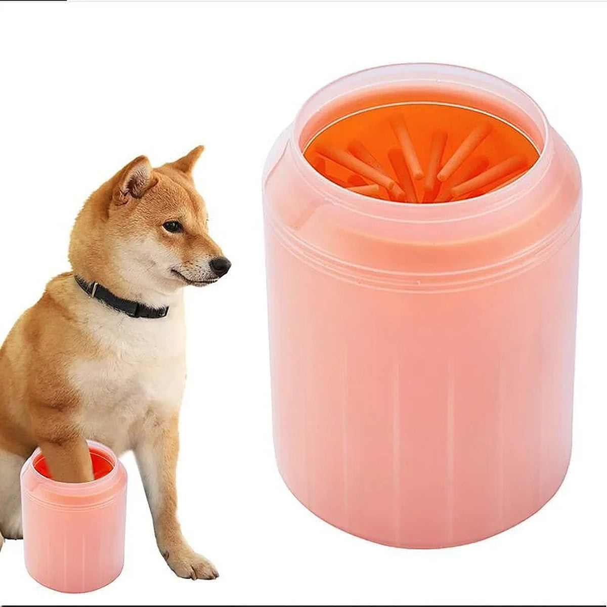 Nettoyeur de pattes en silicone pour chien et chat – Gobelet à picots souples, 3 tailles