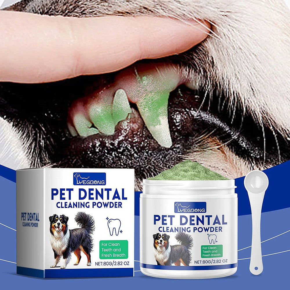 Poudre dentaire pour chien – 80 g avec cuillère doseuse