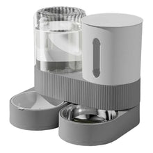 Distributeur automatique gravité 2-en-1 pour chat et chien – Croquettes + eau, bol acier inoxydable — vue 8