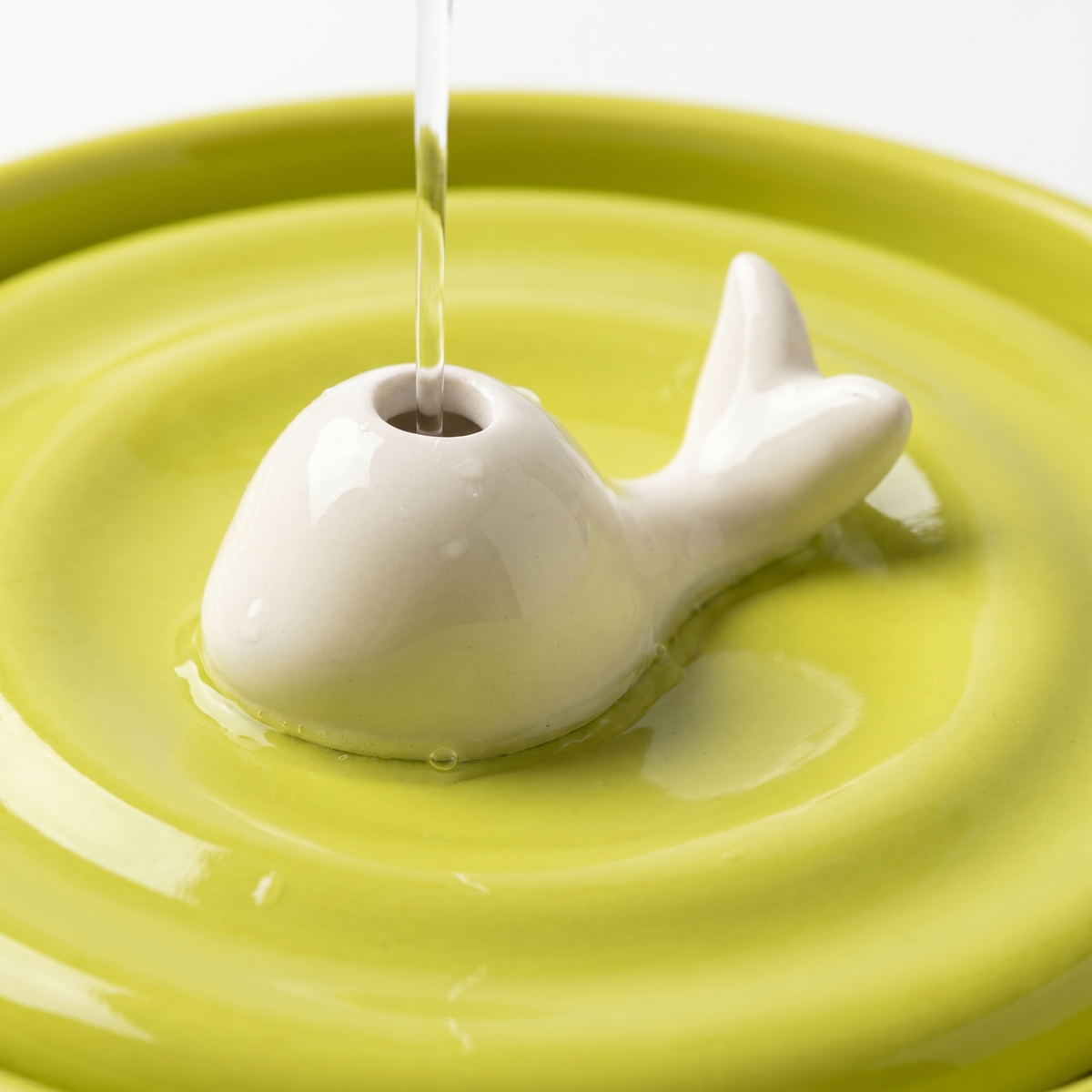 Fontaine à eau en céramique pour chat et chien – Silencieuse 800 ml