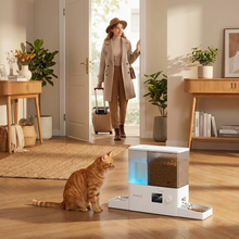 Distributeur automatique 2-en-1 connecté pour chat et chien – Croquettes + fontaine à eau WiFi, 8,5 L — vue 5